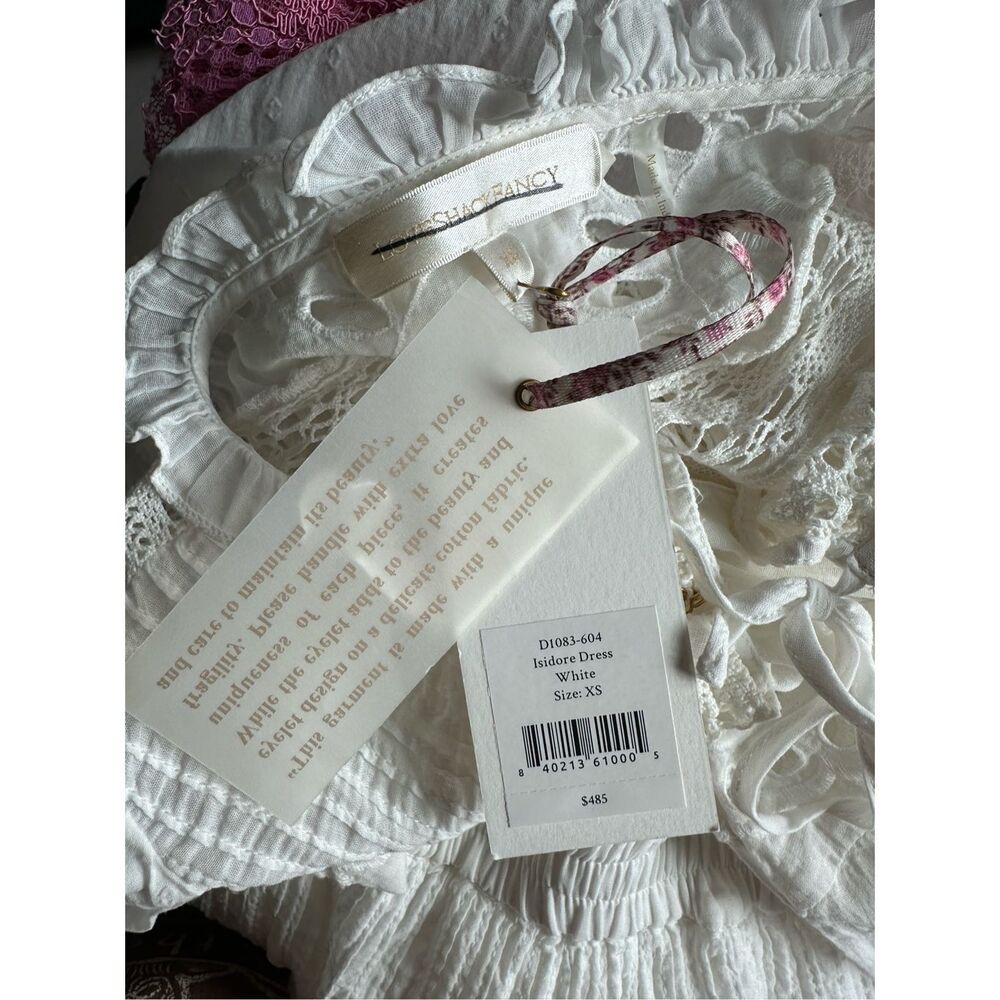 LoveShackFancy White Eyelet Lace Mini Dress - Picture 10 of 10